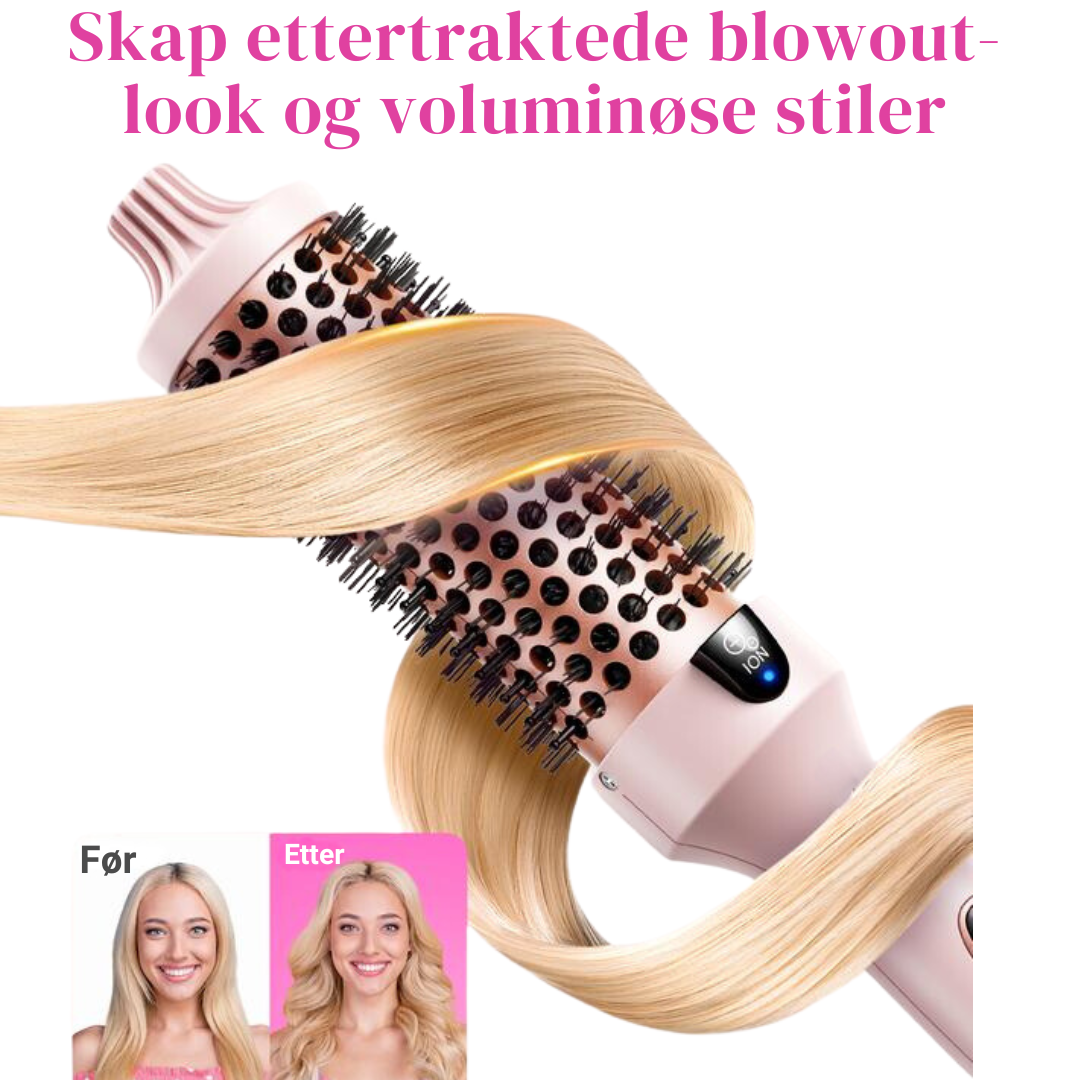 Negativ ion enkelt termisk børste #4