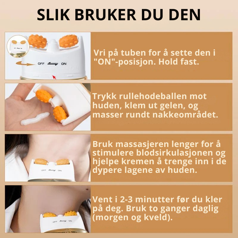 Nakkeskulptur Fasthetskrem – Stram, Løft Huden & Gjenopprett Ungdommelighet
