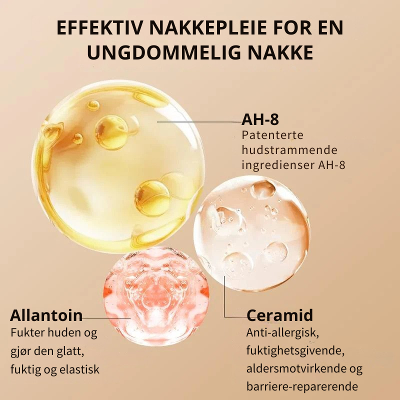 Nakkeskulptur Fasthetskrem – Stram, Løft Huden & Gjenopprett Ungdommelighet